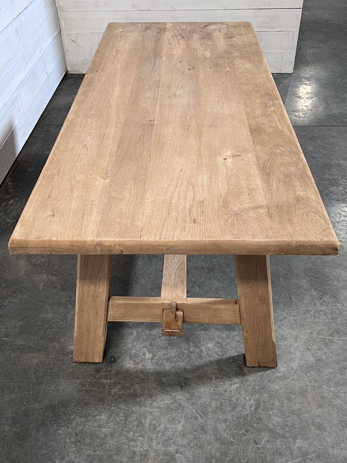 Faded oak table