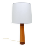 Lampe de table ou lampe d'appoint Bergboms Sweden Teck & Cuir Mid-Century, 1960s