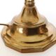 Lampe de table chandelier dorée