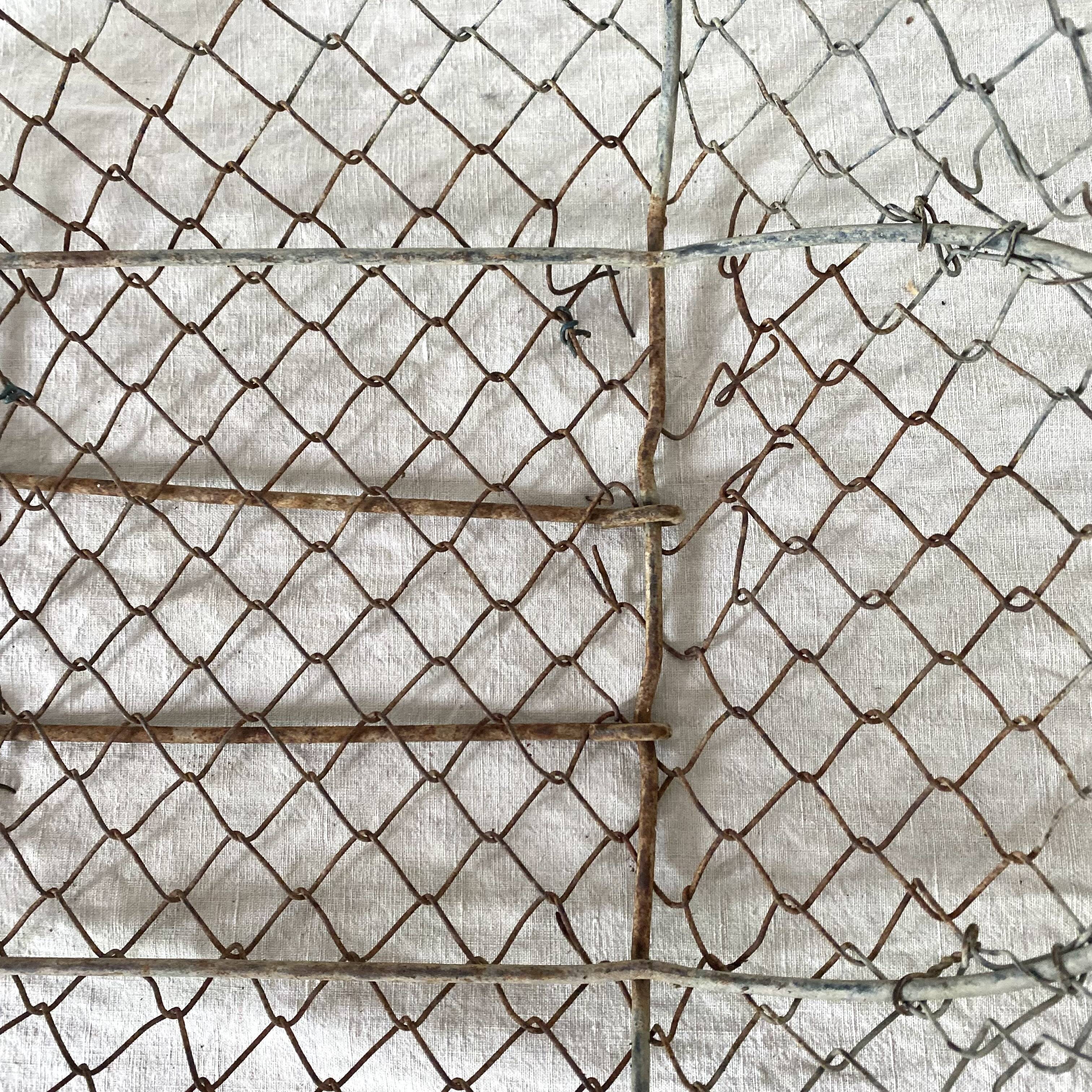 Old wire apple basket