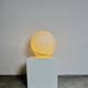 Large 'Nessa' Murano Glass Sphere Lamp In Opal White By Gino Vistosi For Vistosi, Italy 1970S