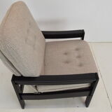 mid-century armchair Leda lux 1980's