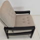 Fauteuil mid-century leda lux années 1980