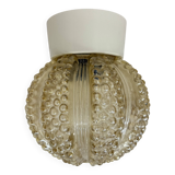 Vintage glass bubble ceiling lamp , 1970s