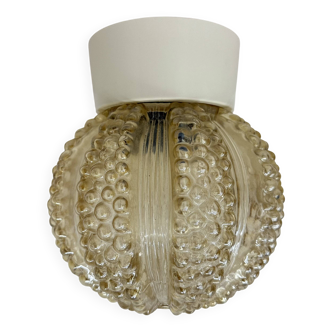 Plafonnier vintage à bulles de verre, années 1970
