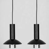 Pair of 2 Danish vintage pendant lamp Louise by Louis Poulsen, 1970s