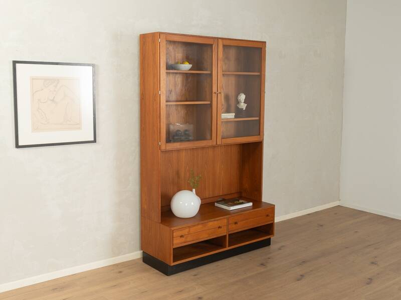 Classic two-piece display cabinet by Poul Hundevad, 1960s