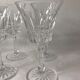 Suite of 6 former Baccarat crystal wine glasses