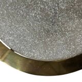 Metal and glass ceiling light