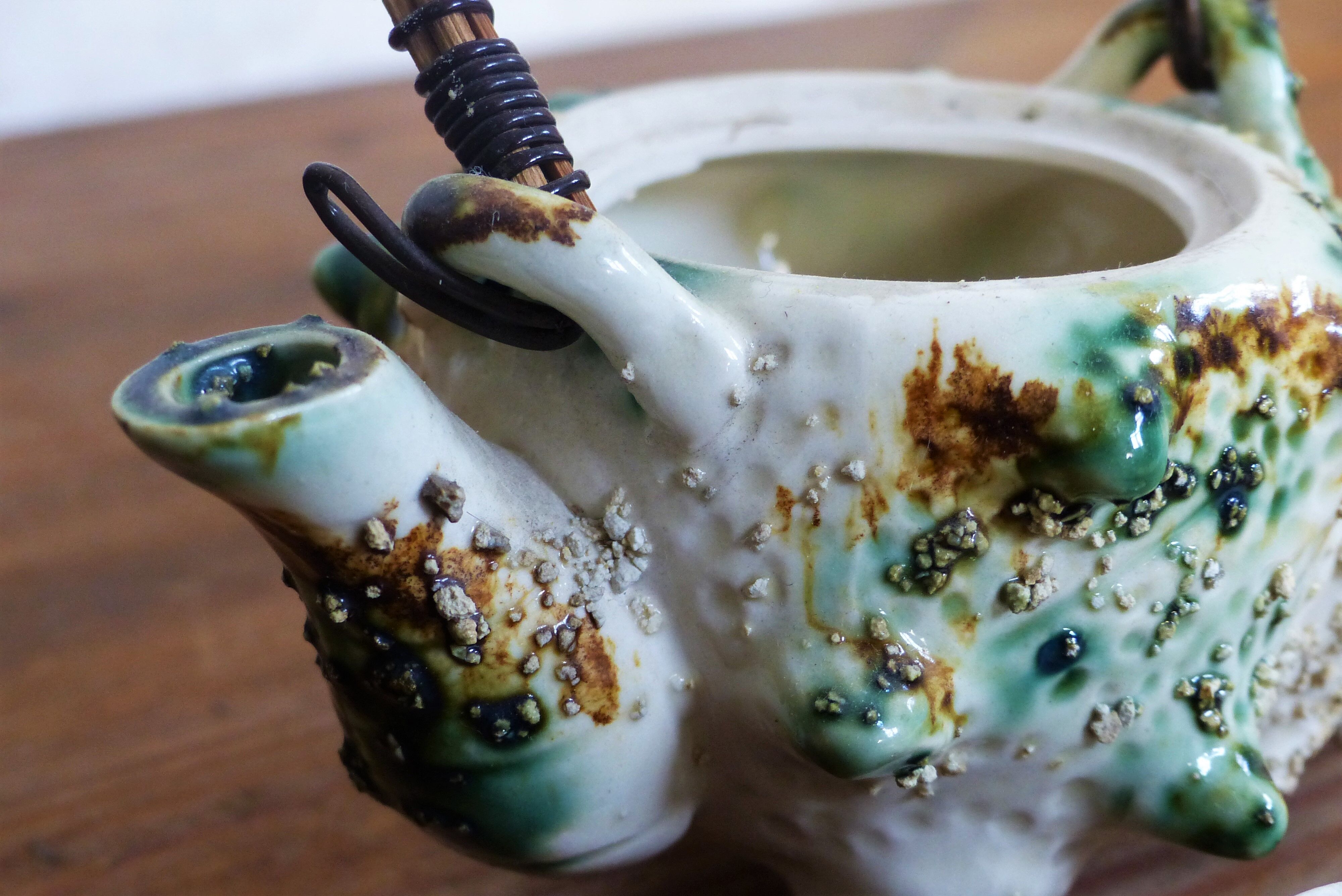 Vintage ceramic teapot