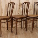 Series x6 bistro chairs n°56 Thonet