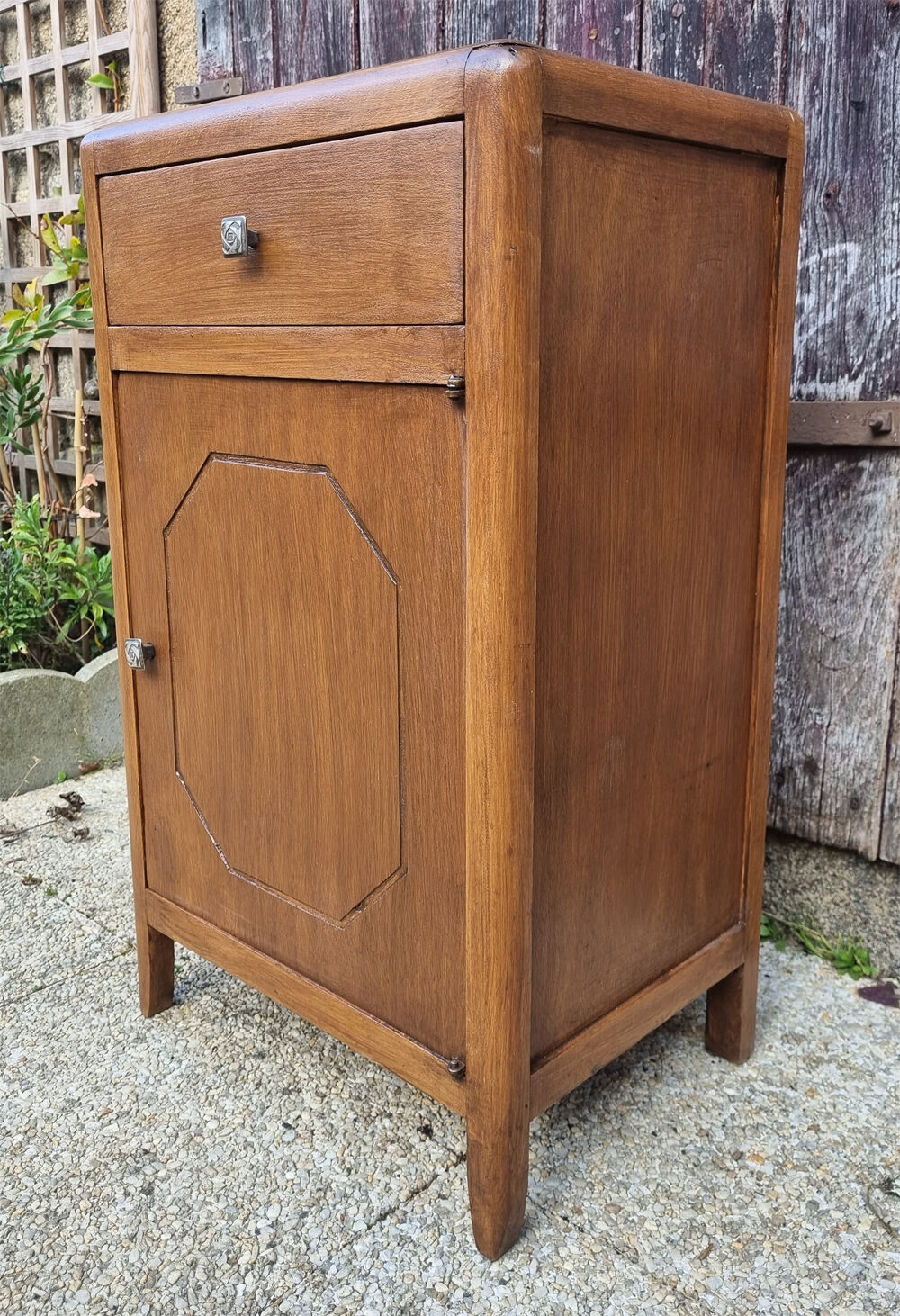 Storage cabinet of floor, wood, vintage, 50s