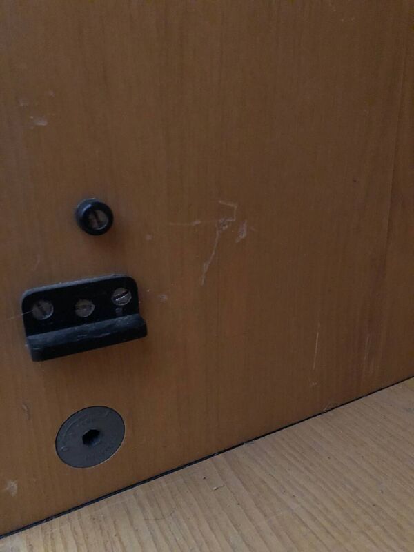 Meuble / bibliothèque / enfilade haute en frêne Minvielle