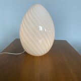 Old egg lamp glass murano vetri eggs vintage 1970