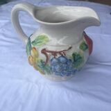 Pitcher with fruit decoration