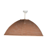 Brown rattan hanging lamp