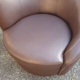 Rotating living room design armchair