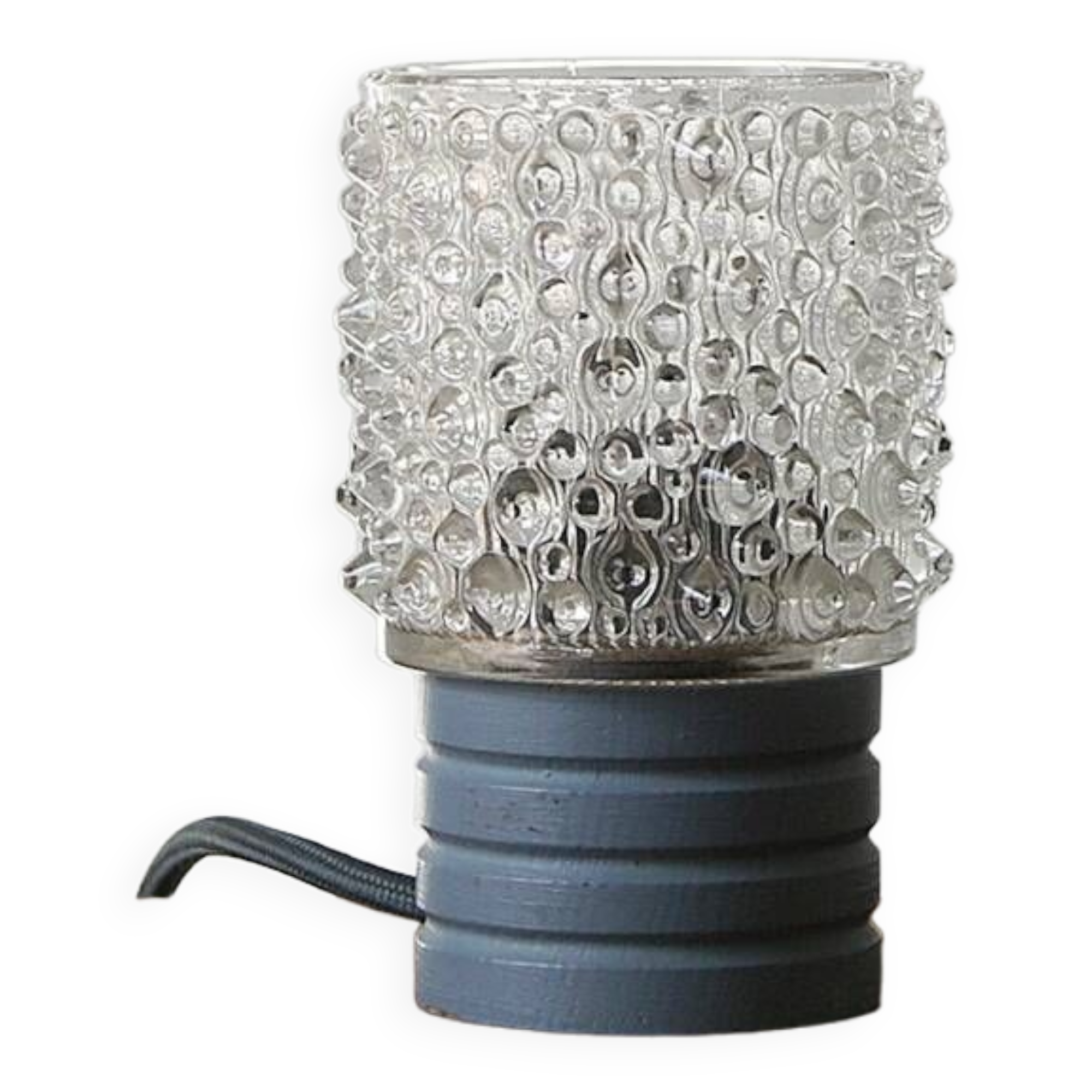 Mid-century blue table lamp, 1960s