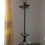 Door coats black/brass