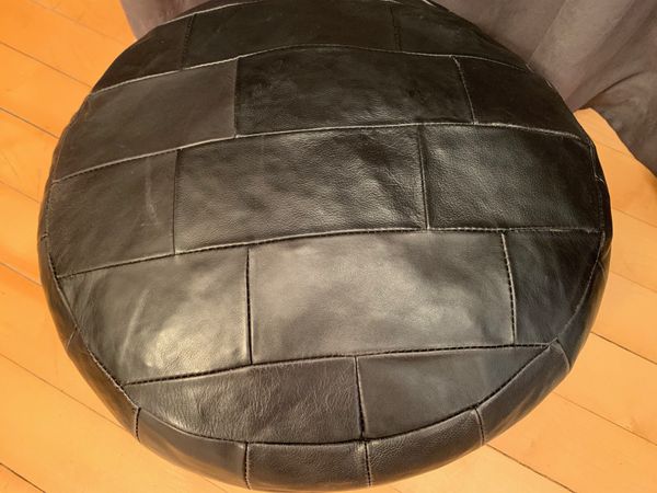 Pouf patchwork, Suisse, années 1970
