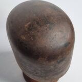 Standing wooden hat shape, 1900