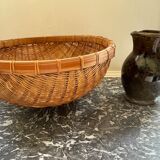 Asian wicker basket