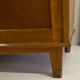 Vintage wardrobe with compass feet, sliding doors