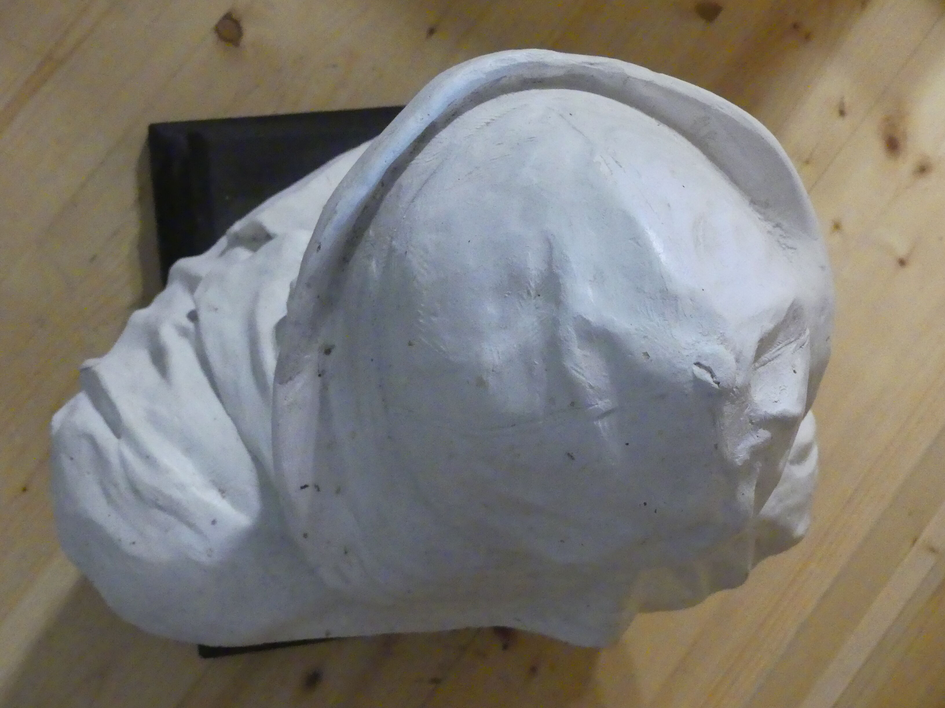 Carved bust Fisherman