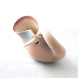 Light Pink Lacquered Terracotta Centerpiece Model Nr 610 by Vibi, Turin, Italy