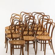 Set of 12 Chairs, J. & J. Kohn, 1900s–1930s, Austria