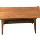 Scandinavian solid wood coffee table