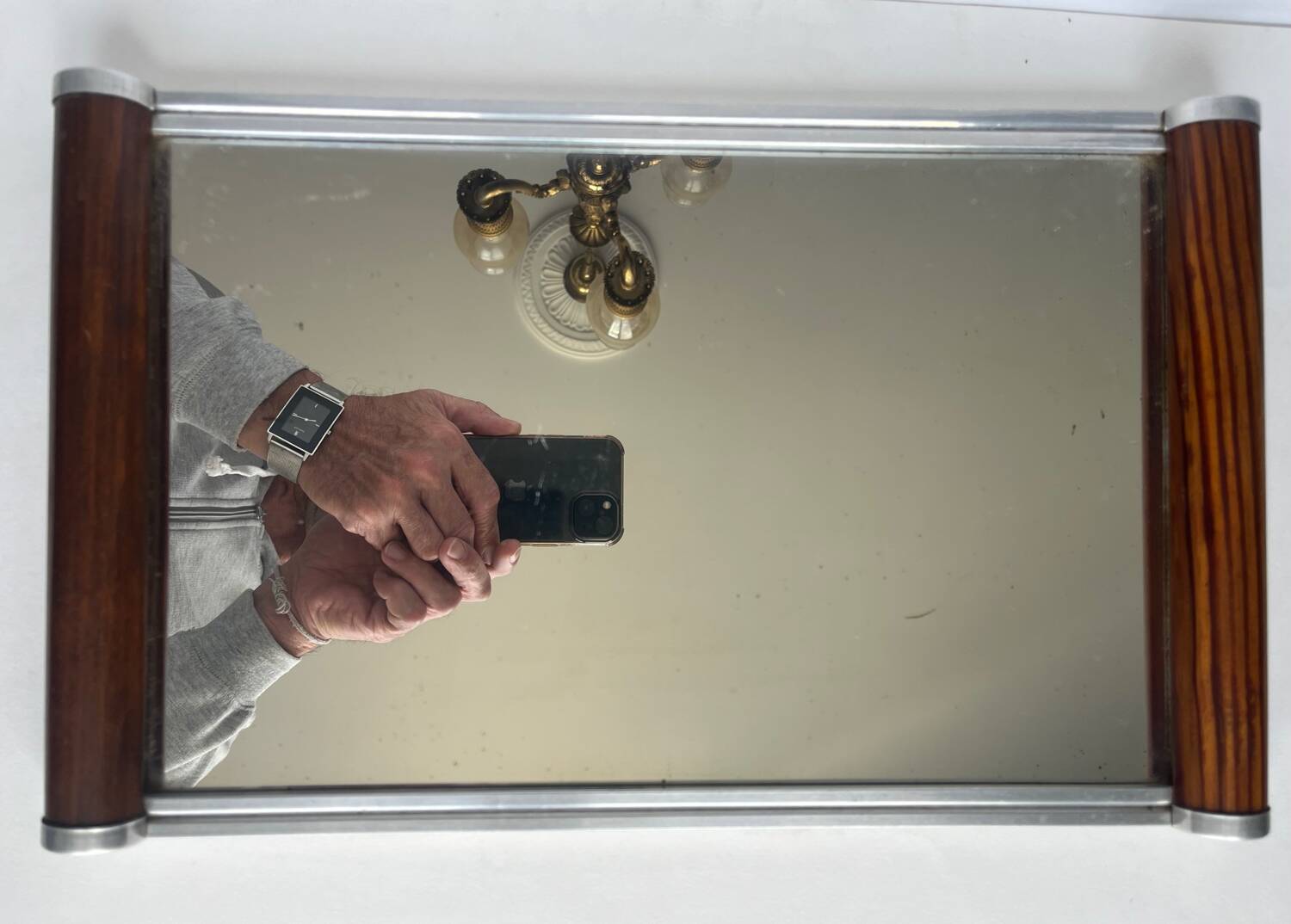 Art deco mirror tray