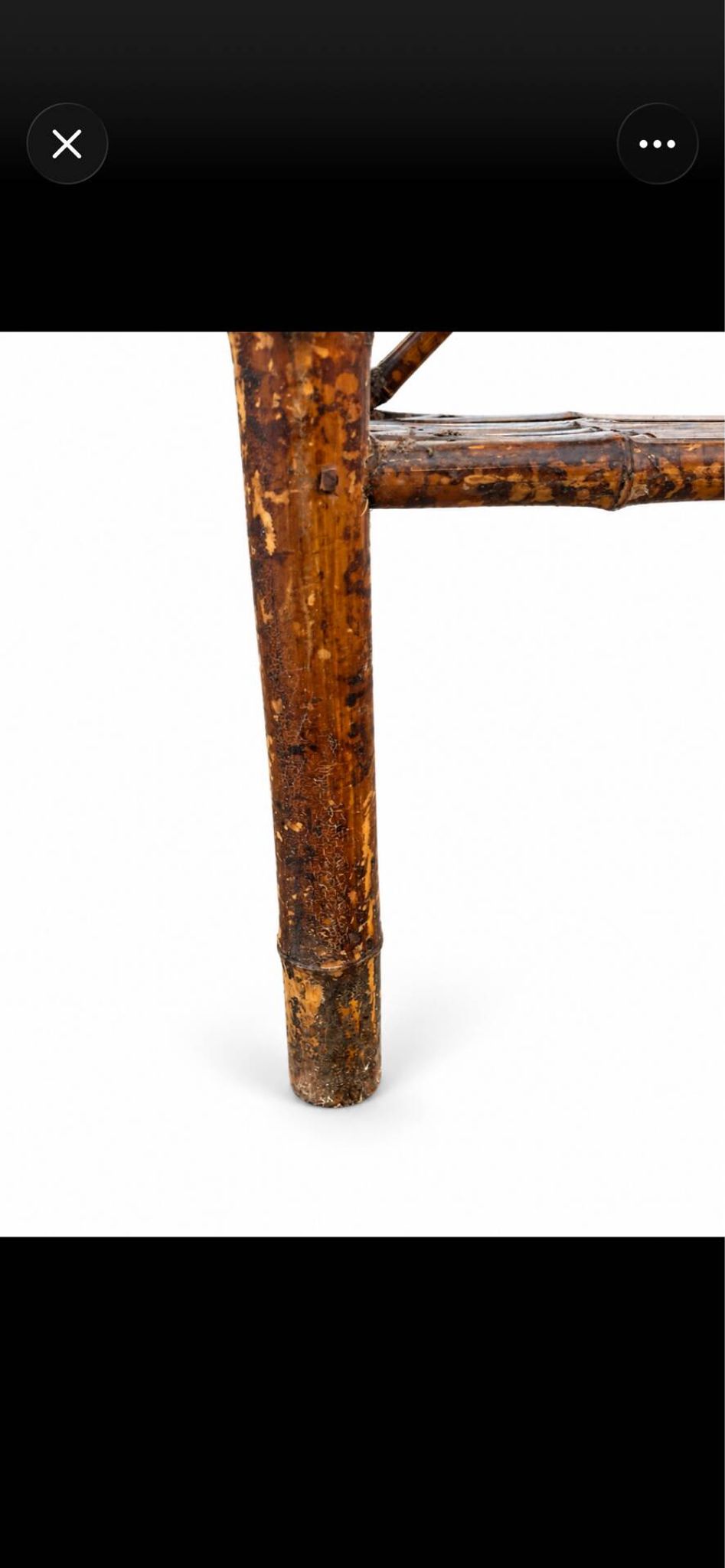 Étagère ancienne en bambou à 4 niveaux – Style japonisant