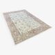 Vintage Large Pastel Carpet with Flowers