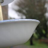 Johnson Bros. Two-Tier Serving Dish – “Coaching Scenes” – Blue English Earthenware