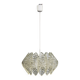 Mid-Century Resin and Glass Pendant, 1960s