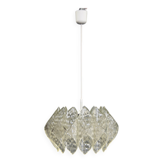 Mid-Century Resin and Glass Pendant, 1960s