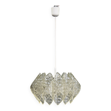 Suspension en résine et verre du milieu du siècle, années 1960