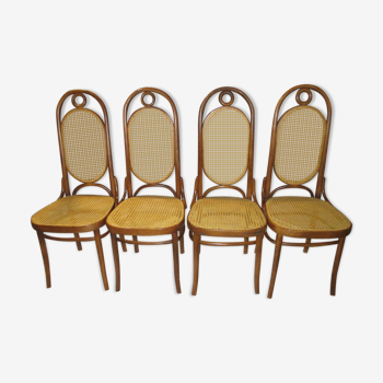 Suite de 4 chaises de bistrot ou de salon Thonet n°17