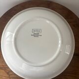 Set of 4 Digoin Sarreguemines Scottish yellow soup plates