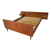 Danish Vintage Teak 'Floating' Bed, 1960s.