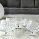 Lot 5 x Peill & Putzler Cognac Glasses. Mod. Granada. lead crystal