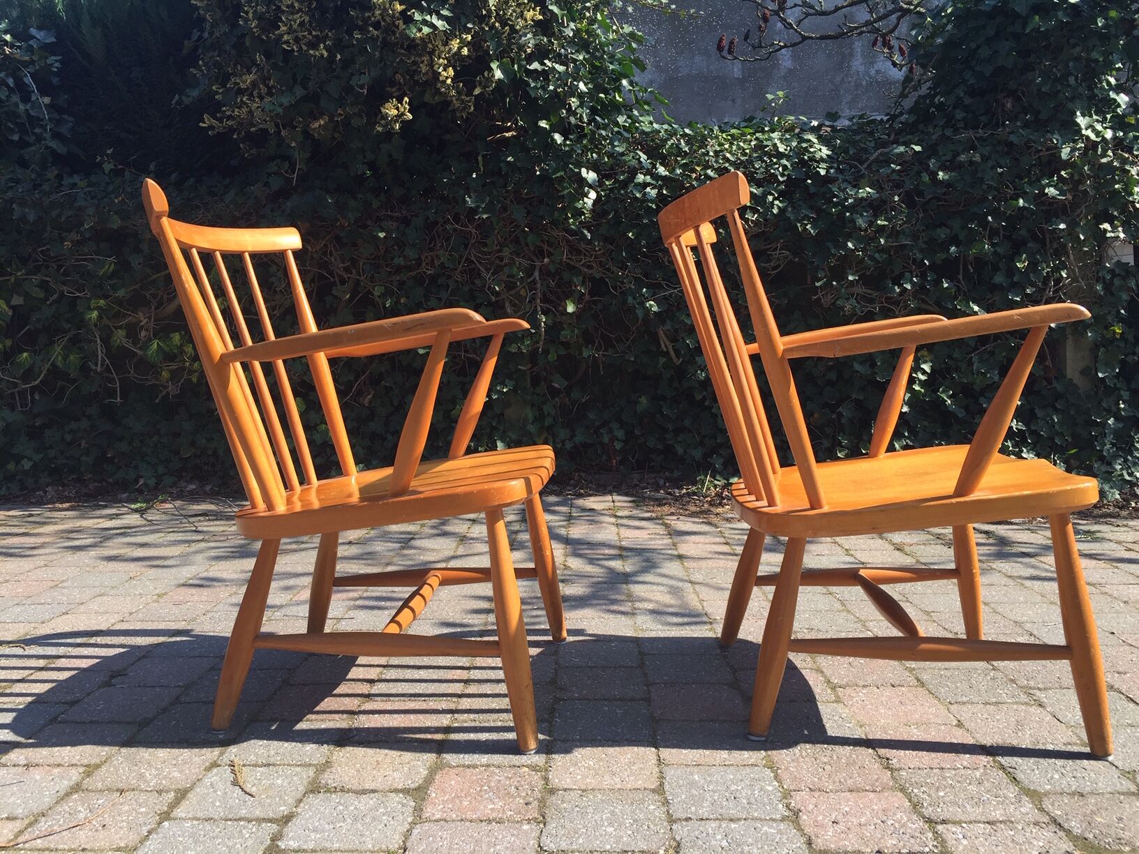 Pair of scandinavian armchairs 1960