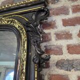 Napoleon III style panoramic mirror