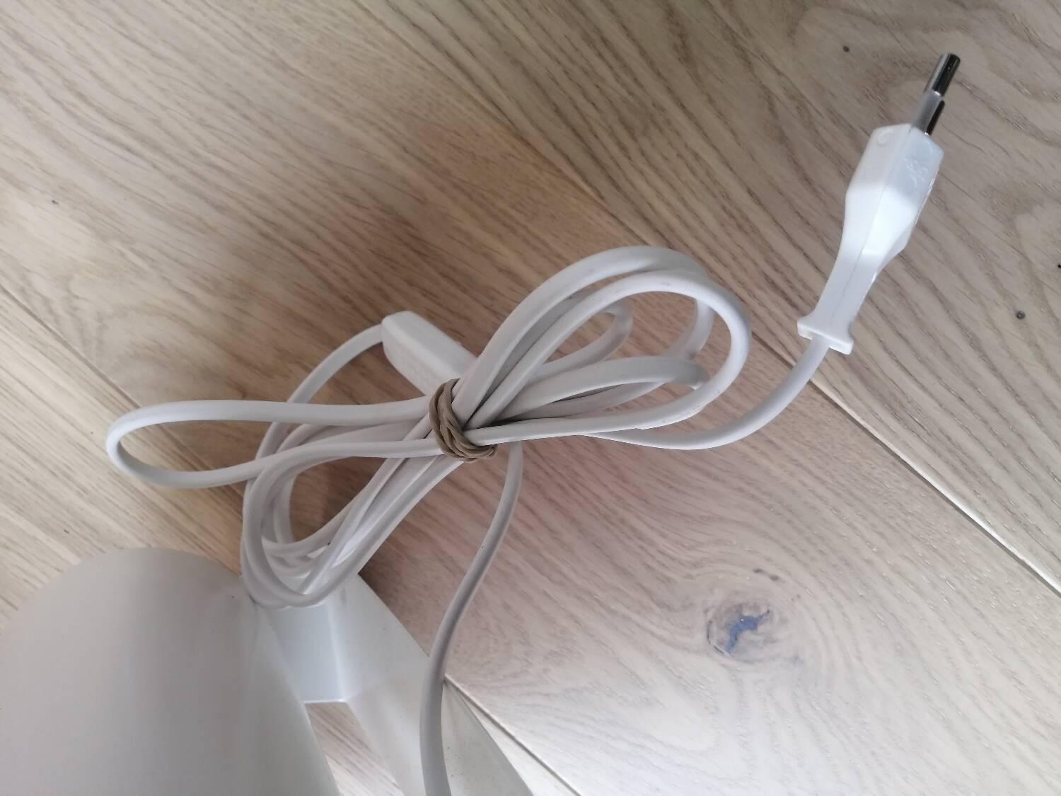 White metal wall lamp, Ikea 80s