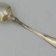 12 teaspoons, coffee, sterling silver Vieillard, vermeil, model Filet droit.