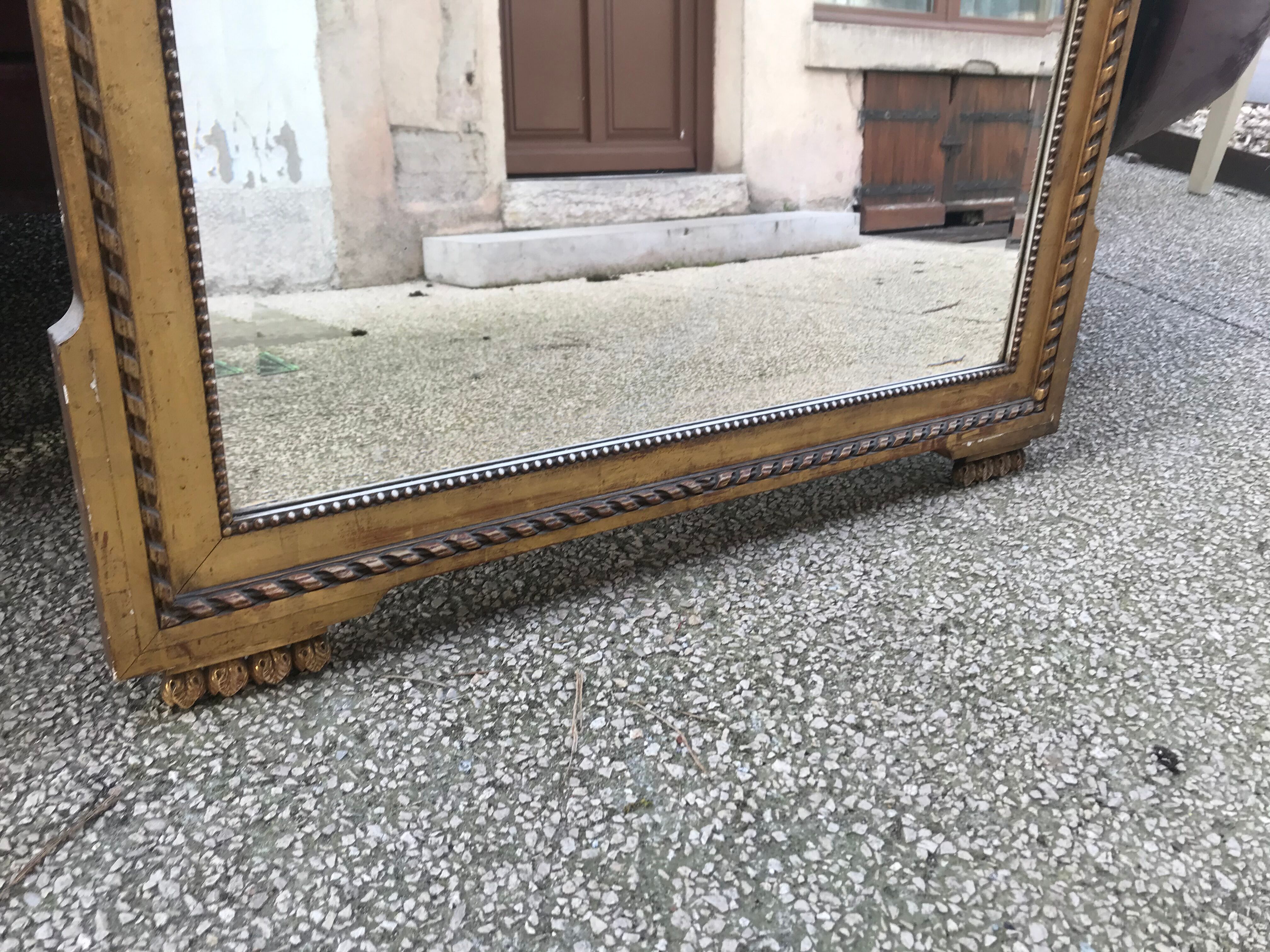 Miroir style Louis XVI 1900 100x160cm