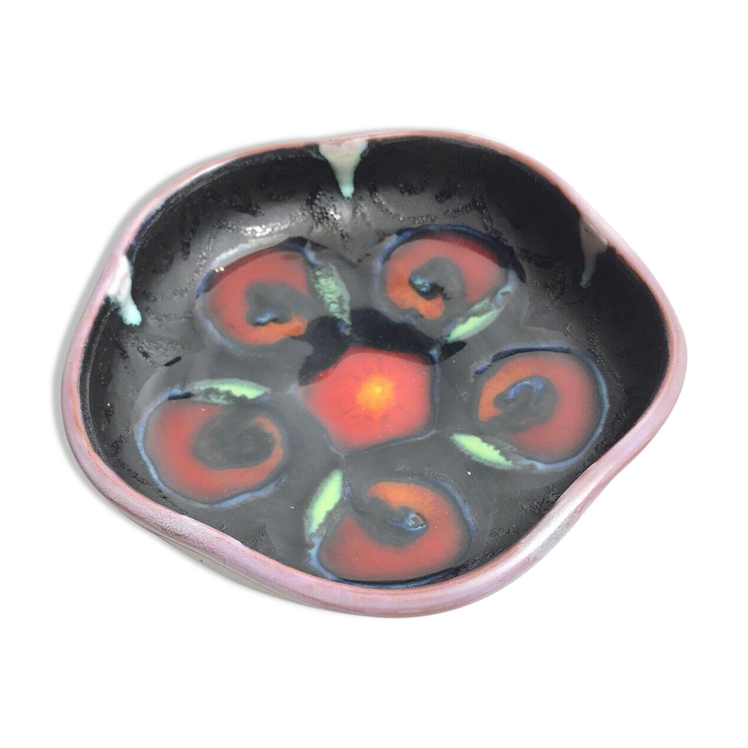 Cup peacock design décor