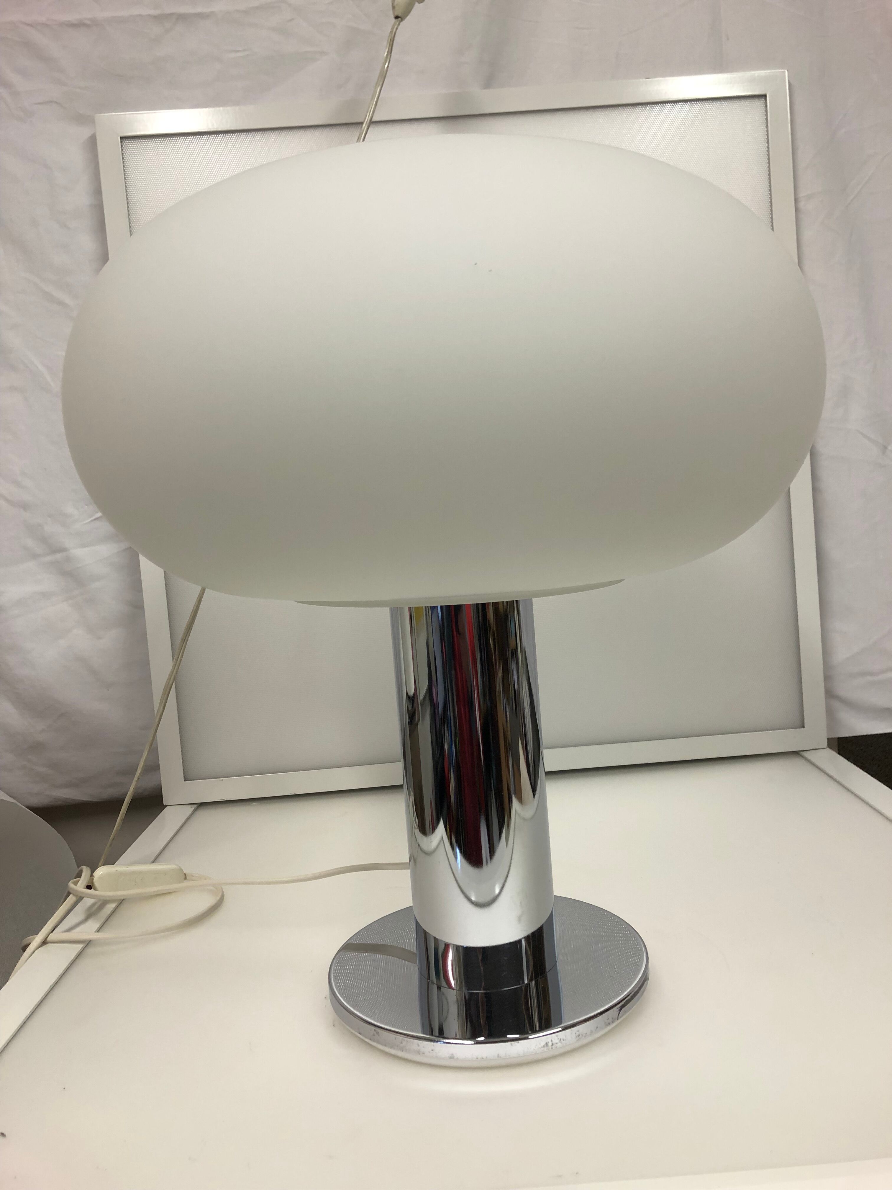 Lampe champignon design 1970