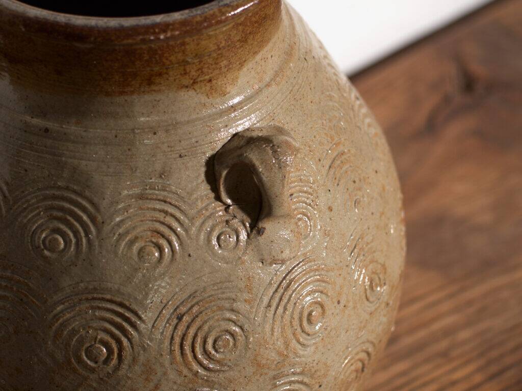 Ancient Chinese glazed stoneware vase – China, circa 1900